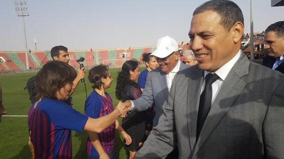 العيون:بالصور انتصار عريض لفريق بلدية العيون النسوي ضد اف سي برشلونة 1/3