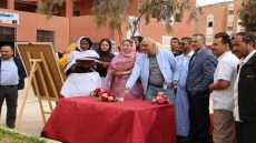 العيون :البشير التوبالي المدير الاقليمي للتعليم يفتتح اكبر مشروع من انجاز جمعية امهات واباء واولياء تلاميذ الثانوية التاهيلية بابا احمد