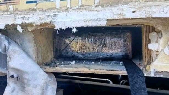 معبر الكركارات: إجهاض محاولة تهريب 936 كيلوغرام من مخدر الشيرا