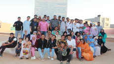 ثانوية ابن زهر بالعيون اول ثانوية يزورها رئيس اللجنة الجهوية لحقوق الانسان بجهة العيون .