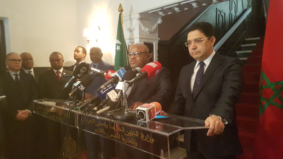 بالفيديو…اللقاء الصحفي لوزير الخارجية المغربي ووزير جزر القمر بالعيون