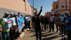 وقفة احتجاجية من أجل رفع الظلم و الحيف الذي يطال عمال مكتب التسويق و التصدير بالعيون