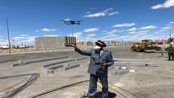 بالفيديو جماعة الدشيرة تحظى بتجربة رصد مخالفي “حالة الطوارئ” بواسطة طائرة “الدرون”