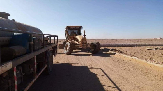 الأشغال على قدم وساق لتهيئة التجزئة السكنية بجماعة الحكونية