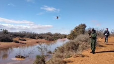 مروحية عسكرية للبحث عن مفقودين جرفتهم سيول واد صياد بكلميم