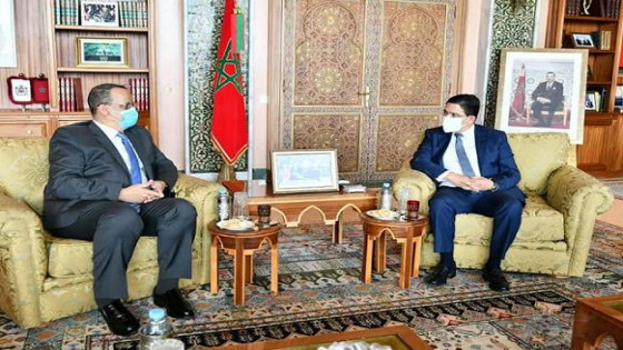 بوريطة يستقبل و وزير خارجية موريتانيا..