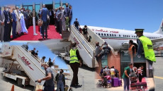 وصول أول رحلة جوية لمغاربة العالم بمطار الداخلة