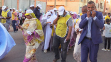 بالفيديو الحملة الانتخابية لحزب الحركة الشعبية وكيل الائحة مولود اجف بحي الدويرات في العيون