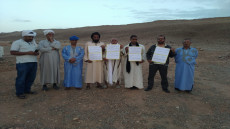 طانطان: عاجل بالصور اعتصام مفتوح امام قيادة تلمزون