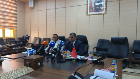 ندوة صحفية بالمديرية الإقليمية لوزارة التربية الوطنية والتعليم الأولي والرياضة ببوجدور بمناسبة الدخول المدرسي الجديد 2022-2023