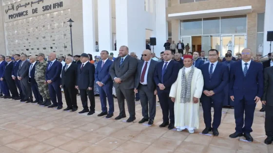 عامل سيدي إفني يترأس الاحتفال بالذكرى السادسة والستين لانتفاضة قبائل ايت باعمران.