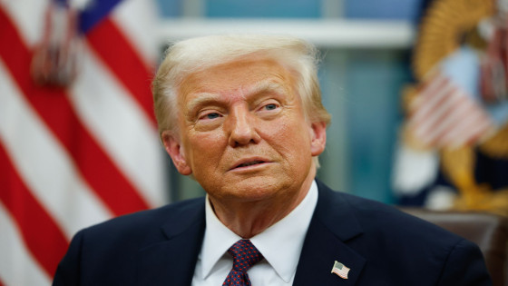 WASHINGTON, DC - JANUARY 20: President Donald Trump signs executive orders in the Oval Office on January 20, 2025 in Washington, DC. Trump takes office for his second term as the 47th president of the United States. (Photo by Anna Moneymaker/Getty Images)