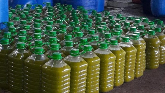 جز 9 أطنان من الزيوت المغشوشة داخل معصرة ضواحي بني ملال